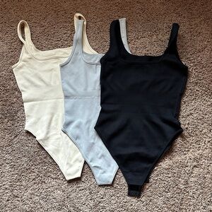 Women's Tank Top Trio - Black, Gray, Cream